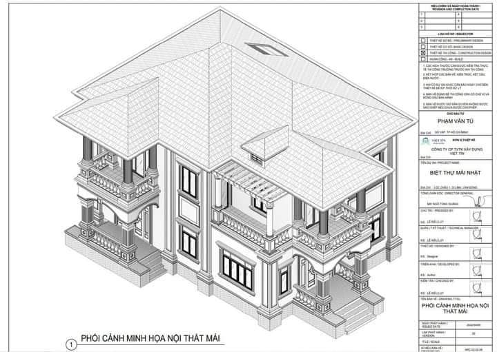 Thiết kế nhà mái thái